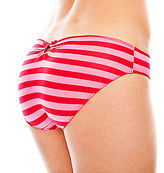 Thumbnail for your product : JCPenney Flirtitude Ruched Microfiber Bikini Panties
