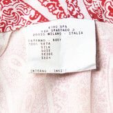 Thumbnail for your product : Etro Red & White Printed Silk Halter Neck Flared Maxi Dress S