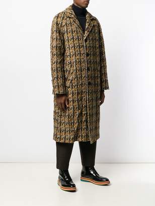Marni tweed oversized coat