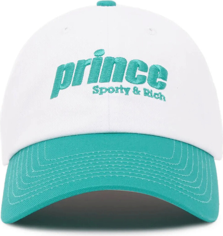 Sporty & Rich Blue Cursive Logo Cap - ShopStyle Hats