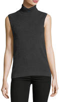 Thumbnail for your product : Neiman Marcus Sleeveless Cashmere Turtleneck