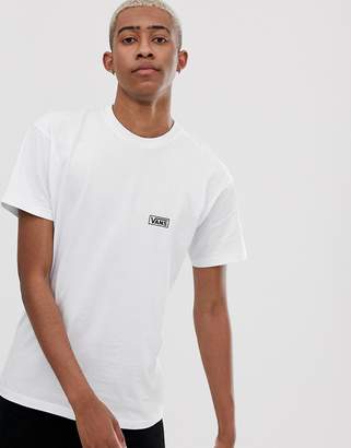 Vans Distort t-shirt with back print in white