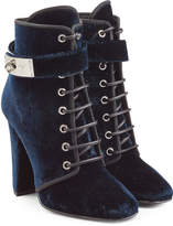 Thumbnail for your product : Giuseppe Zanotti Velvet Ankle Boots