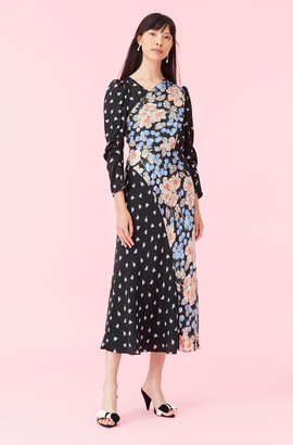 Rebecca Taylor Print Mix Dress