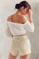 Thumbnail for your product : BDG Cindy Poplin Off-The-Shoulder Tie-Front Top