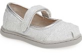 Thumbnail for your product : Toms 'Tiny - Glimmer' Mary Jane (Baby, Walker & Toddler)