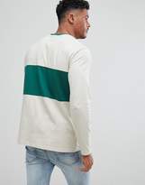 Thumbnail for your product : ASOS Design Long Sleeve Crew Neck T-Shirt With Color Block