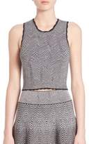 Thumbnail for your product : Opening Ceremony Optic Lines Cropped Top