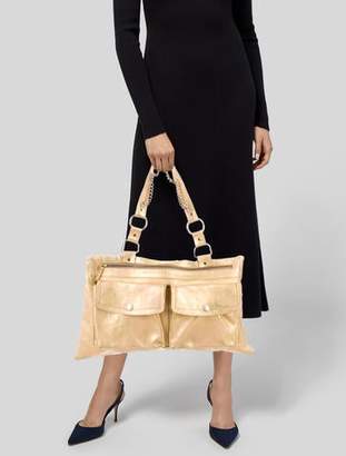 Dolce & Gabbana Metallic Tote Bag Gold Metallic Tote Bag