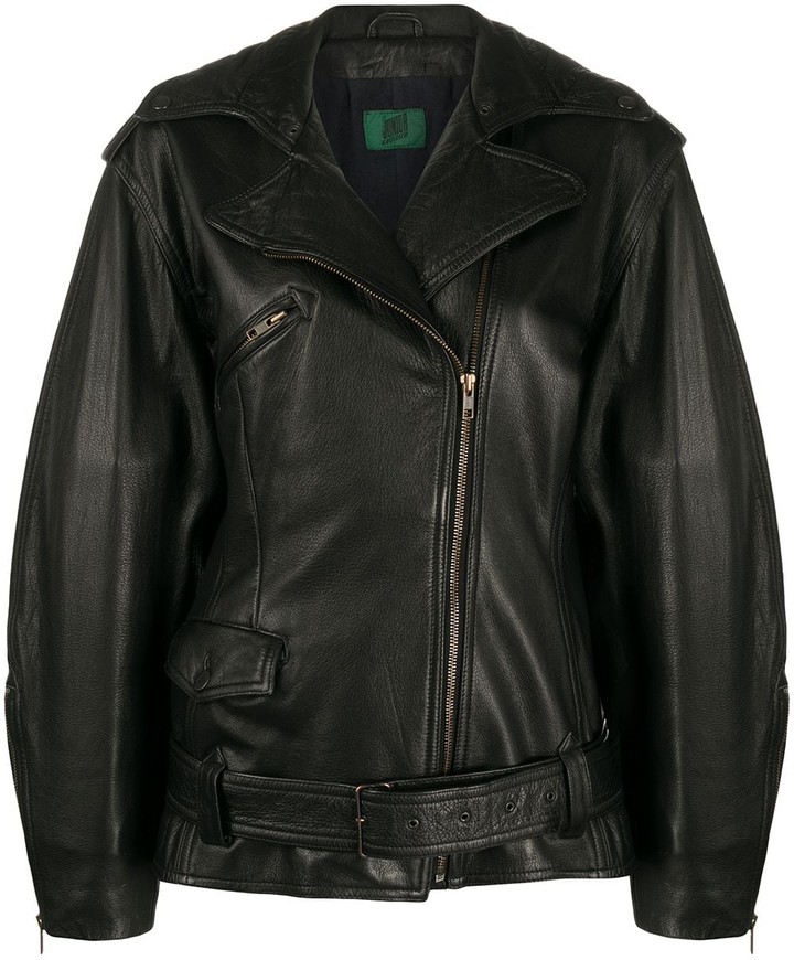 jean paul gaultier leather jacket