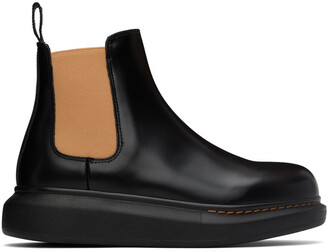 Alexander McQueen Women's Black Chelsea Boots | ShopStyle