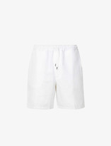 Thumbnail for your product : Derek Rose Drawstring linen shorts