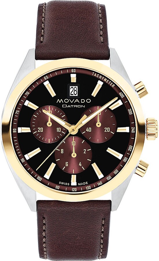 Mens Tone Two Movado Watch ShopStyle |