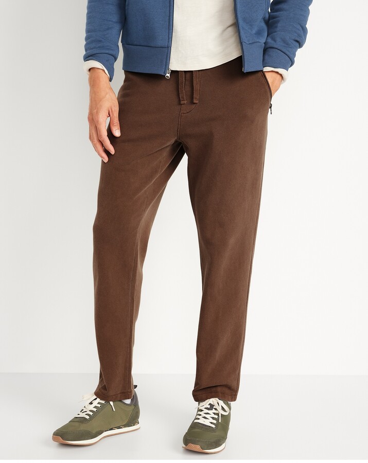 Old Navy Garment-Dyed Zip-Pocket Tapered Sweatpants for Men - ShopStyle