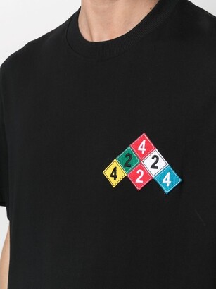 424 logo-patch cotton T-shirt
