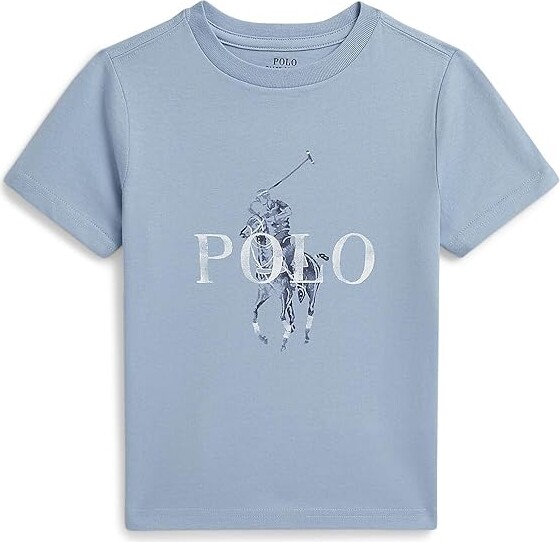 Polo Ralph Lauren Kids Big Pony Cotton Jersey T-Shirts (Toddler/Little Kid) Boy's T Shirt Estate Blue : 3T Toddler