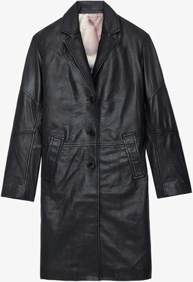 コート Zadig & Voltaire Macari Buttoned Leather Coat 22016338_51901267_600.jpg