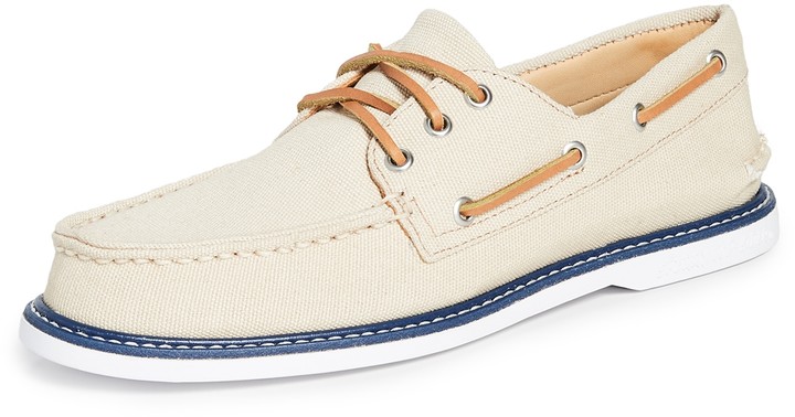 canvas boat loafers