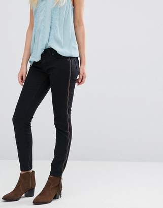 Free People Levon Jeans With Zip Trim