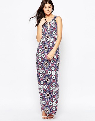 French Connection Electric Mosaic Jersey Maxi