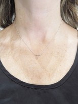 Thumbnail for your product : Jennifer Meyer Cross Necklace - White Gold