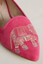 Thumbnail for your product : House Of Harlow Embroidered Elephant Loafers
