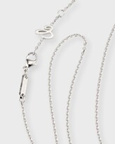Thumbnail for your product : Chopard Ice Cube 18K White Gold Diamond Bar Necklace