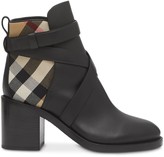 Thumbnail for your product : Burberry Vintage Check panel ankle boots