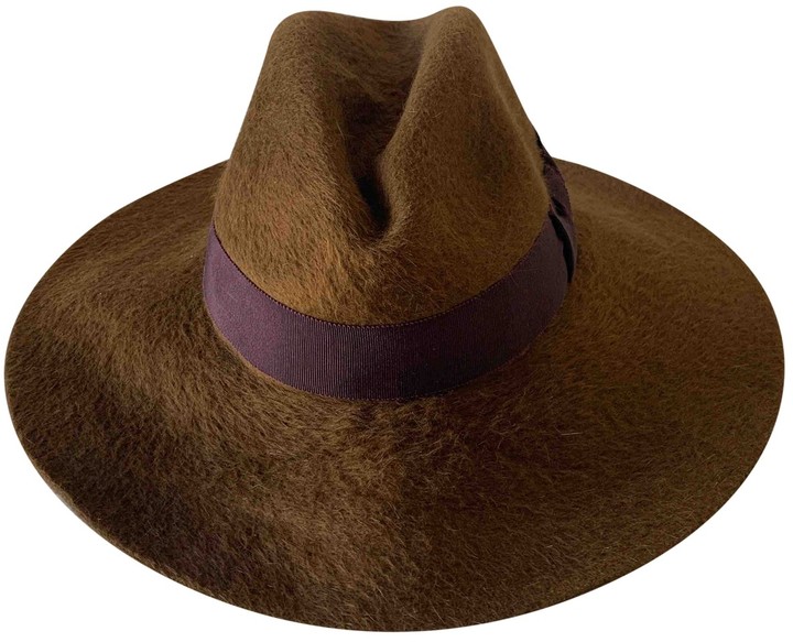 camel wool hat