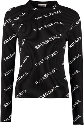 Balenciaga logo top womens Clearance