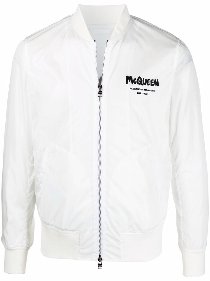 alexander mcqueen white jacket