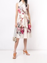 Thumbnail for your product : Ferragamo Floral Printed Shirt Dress