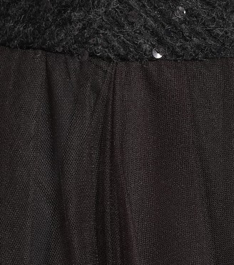 Brunello Cucinelli Embellished tulle maxi skirt