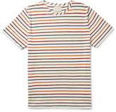 Thumbnail for your product : Oliver Spencer Slim-Fit Striped Mélange Cotton-Jersey T-Shirt