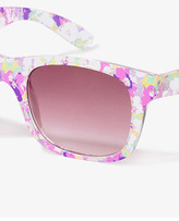 Thumbnail for your product : Forever 21 F4331 Floral Wayfarer Sunglasses