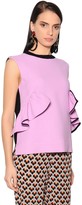 Thumbnail for your product : Marni Ruffled Crepe Top