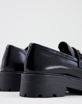 Thumbnail for your product : Vagabond Cosmo 2.0 flat chunky loafers in black leather
