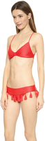 Thumbnail for your product : Luli Fama Cuba Libre Tassel Bikini Top