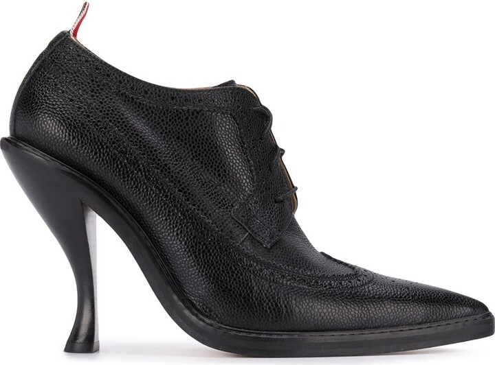 Womens Black High Heel Brogues | Shop the world's largest collection of  fashion | ShopStyle