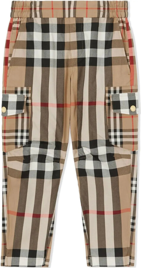 Burberry Checkered Trousers Boys Burberry Children Mixed Vintage