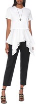 Thumbnail for your product : Alexander McQueen Cotton jersey and poplin top