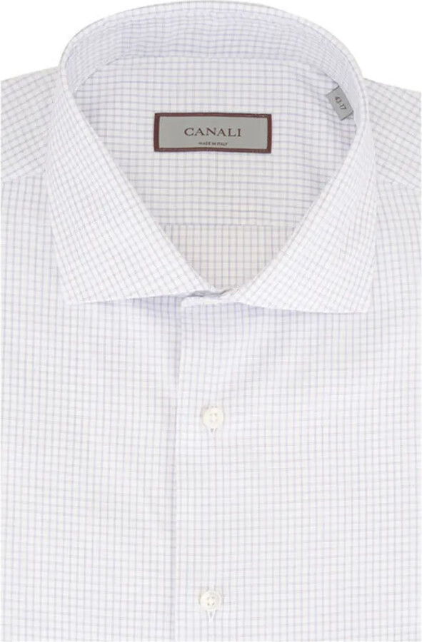 Canali Checked-Pattern Shirt