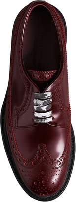 Burberry Leather Brogues with Painted Laces