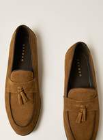Thumbnail for your product : Tan Faux Suede Prince Tassel Loafers