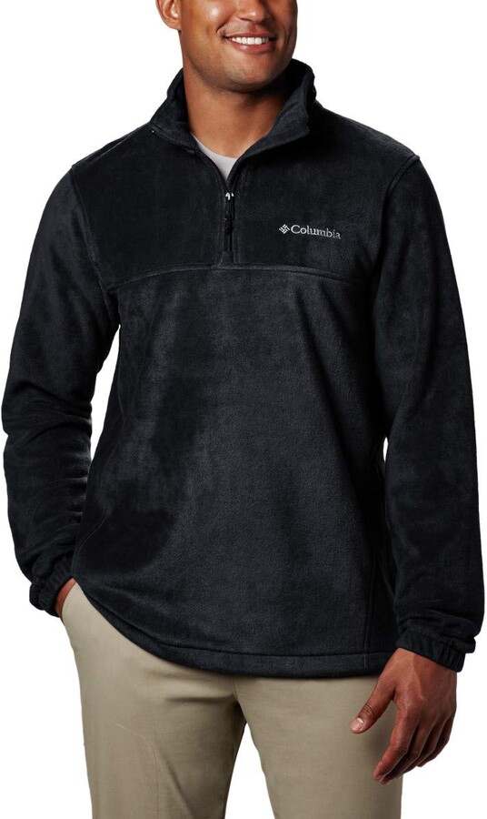 mens fleece pullover with pockets