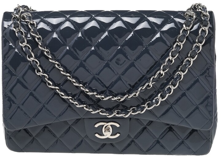 chanel patent clutch