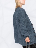 Thumbnail for your product : DSQUARED2 Oversized Chunky Knitted Cardigan