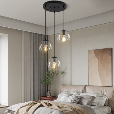 Wrought Studio Deondrey 3 - Light Cluster Globe Pendant