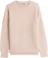 Thumbnail for your product : Vince Wool-Silk-Cashmere Ribbed Knit Pullover