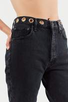 Thumbnail for your product : A Gold E Jamie High-Rise Jean – Black Grommet